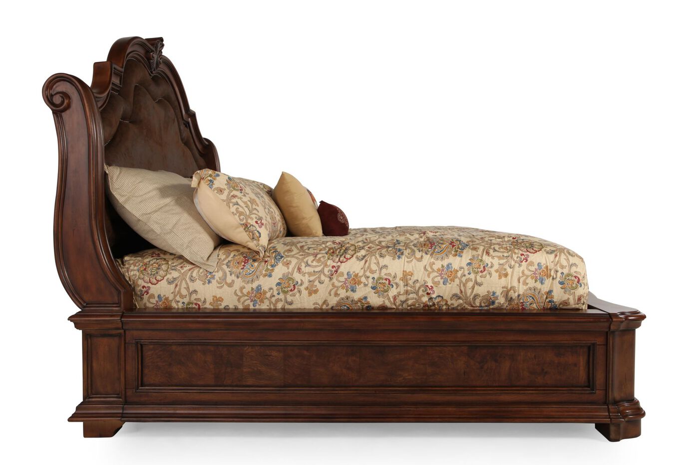 Pulaski San Mateo Sleigh Bed Mathis Brothers Furniture